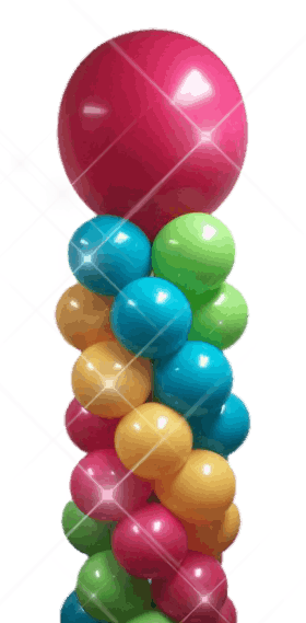 MJ's Events and Photo Booth Rentals - Balloon backdrop 3  - ransform your event with MJ's stunning balloon walls, columns, and decorations. Whether for a grand entrance or an eye-catching centerpiece, our vibrant designs add a fun and personalized touch to any celebration.